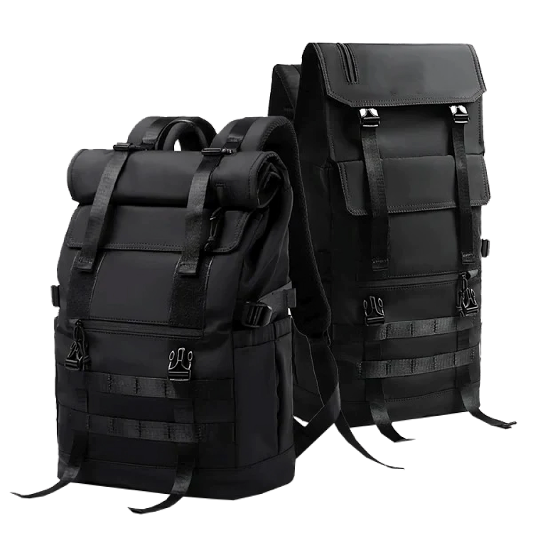 New 28L Convertible Shape Gym Backpack Unique Cool Men Back Pack For Teenagers Roll Top Clamshell Male Duffle Bag