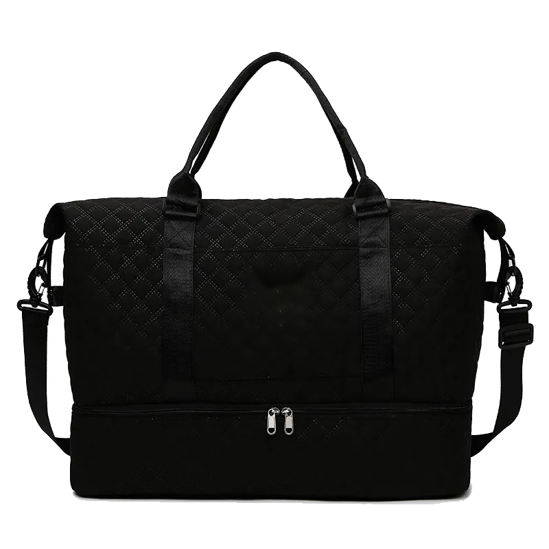 Weekender Bags for Women Travel, Carry on Overnight Bag Weekender Bag with Shoe Compartment and Wet Pocket Travel Duffle Bag with Toiletry Bag Gym Travel Versatile Luggage Bag