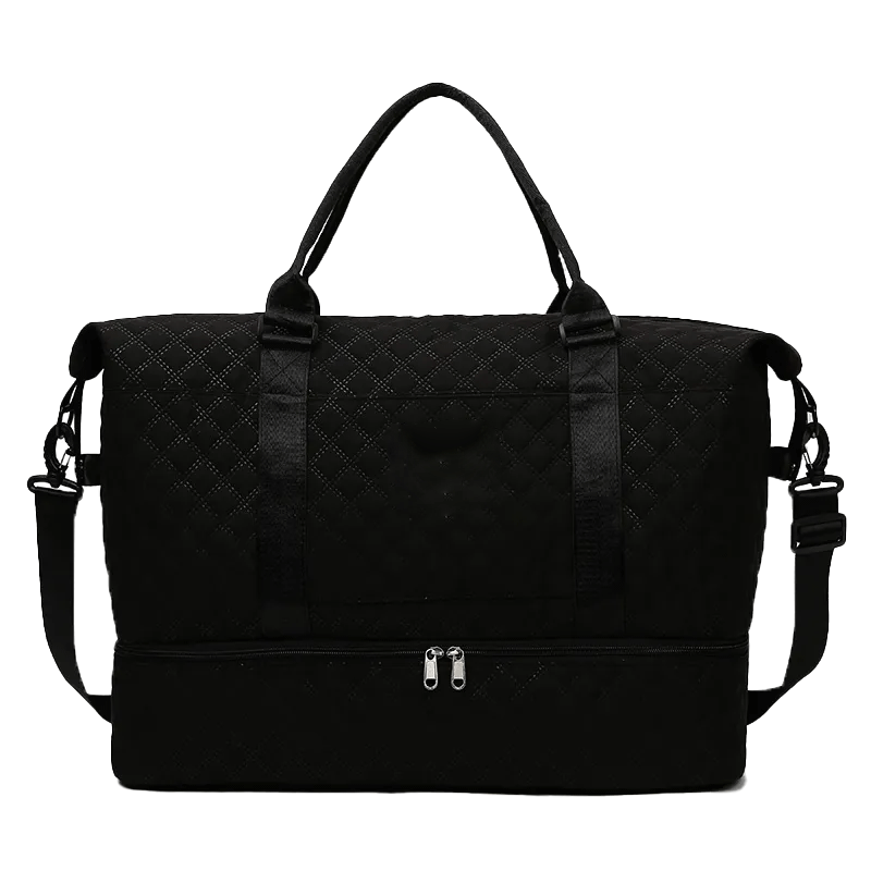 Weekender Bags for Women Travel, Carry on Overnight Bag Weekender Bag with Shoe Compartment and Wet Pocket Travel Duffle Bag with Toiletry Bag Gym Travel Versatile Luggage Bag