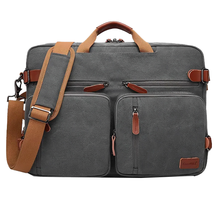Laptop Bag Convertible Backpack Bussiness Office Briefcase Shoulder Bag Messenger Bag Computer and Tablet Carrying Case for Men and Women Work School Travel