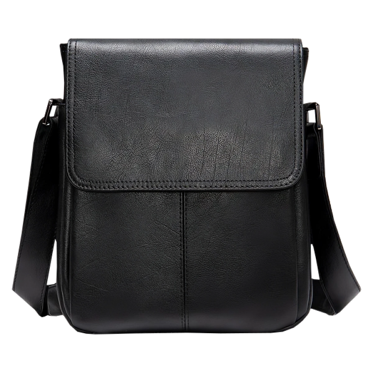 Men's Genuine Leather Shoulder Bag Messenger Crossbody Bag for Travel Work Business Leather Purse