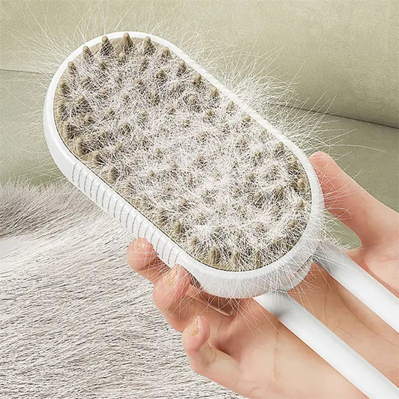 3-in-1 Cat & Dog Steam Brush for Grooming
