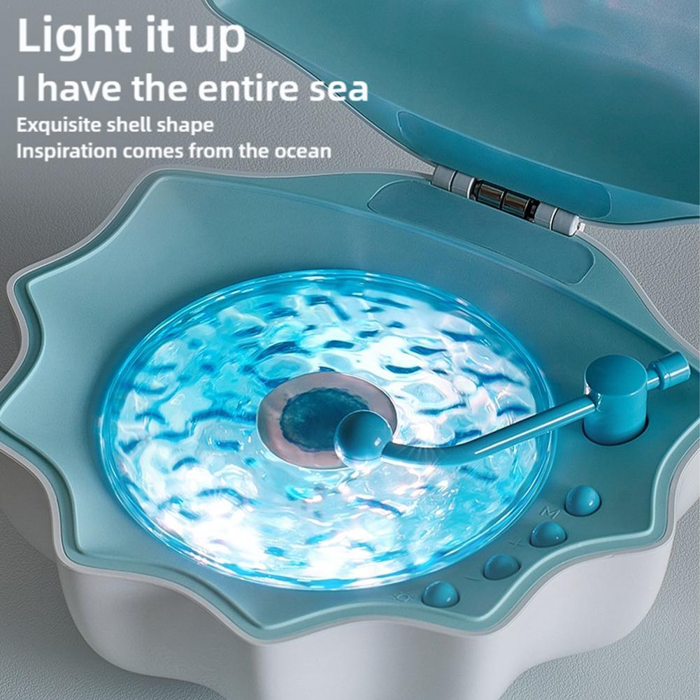 FLEXSAC™-LED SEASHELL AROMATHERAPY DIFFUSER & SPEAKER
