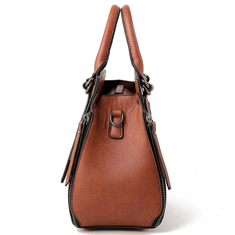 Elegant PU Leather Women's Handbag – Stylish, Durable & Spacious Tote for Everyday Use