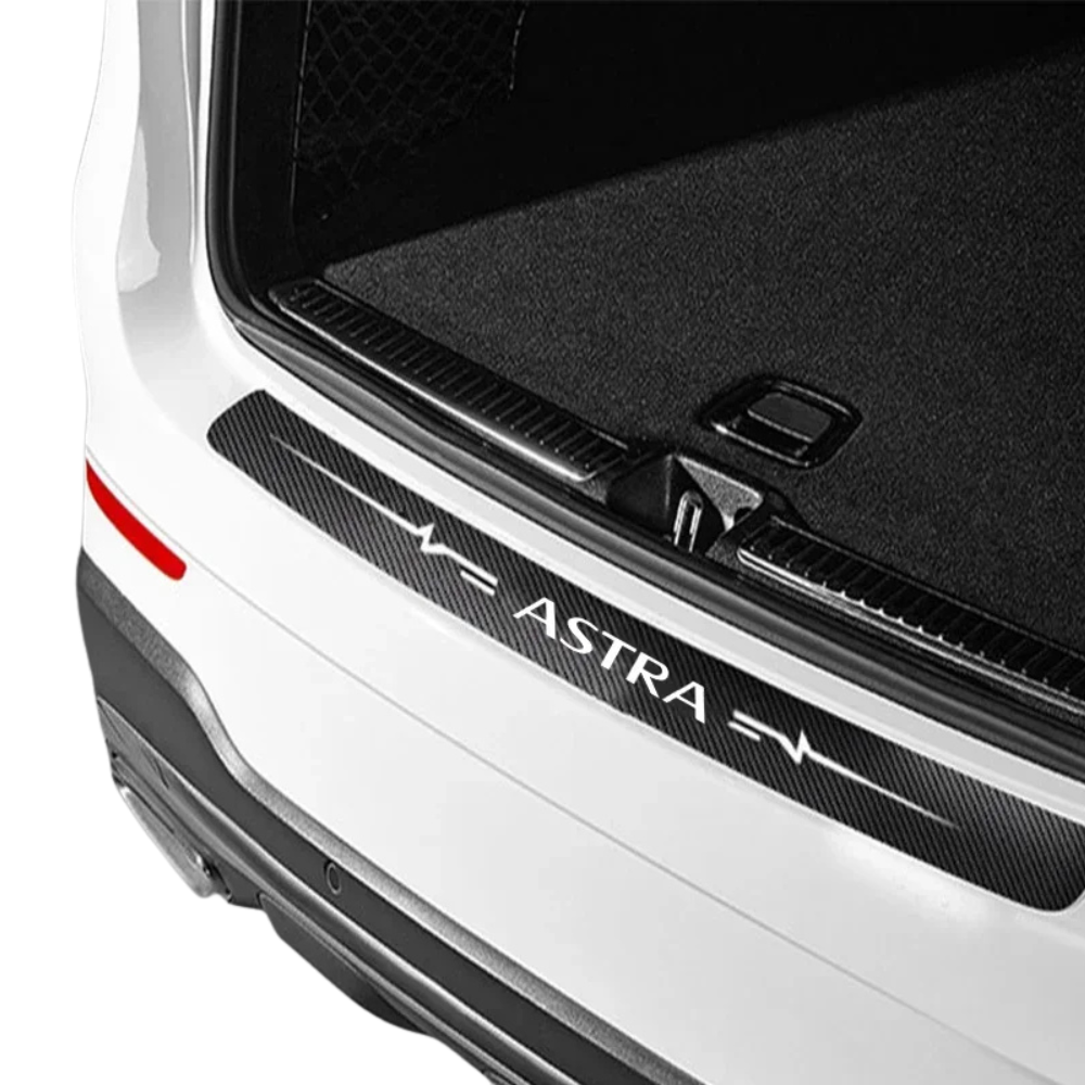 Opel Astra Carbon Fiber Rear Sill Protector