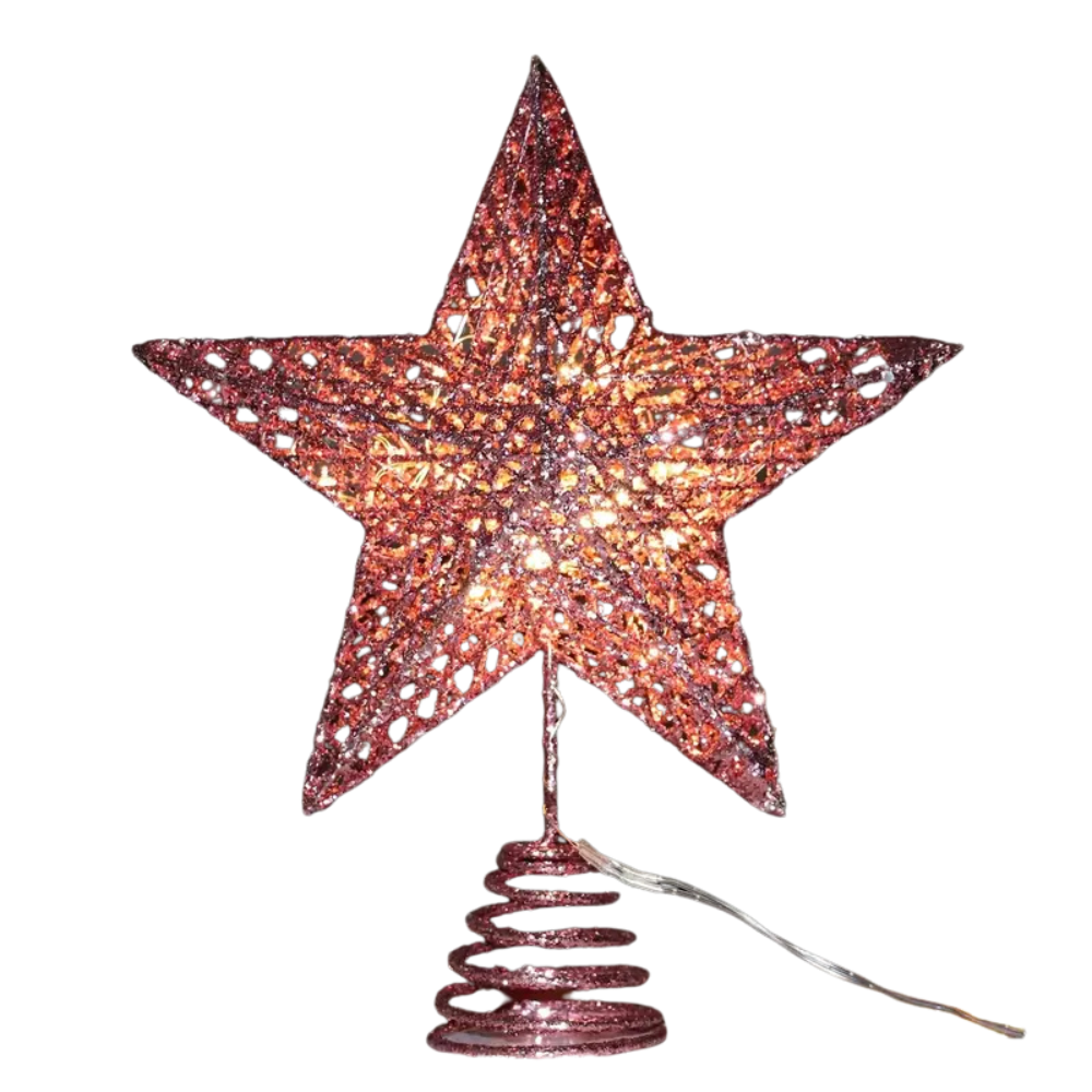 LED Christmas Star Tree Topper