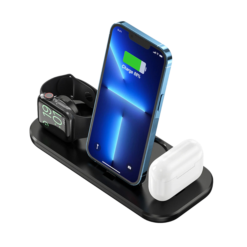 3-in-1 Wireless Charging Station for Apple Devices