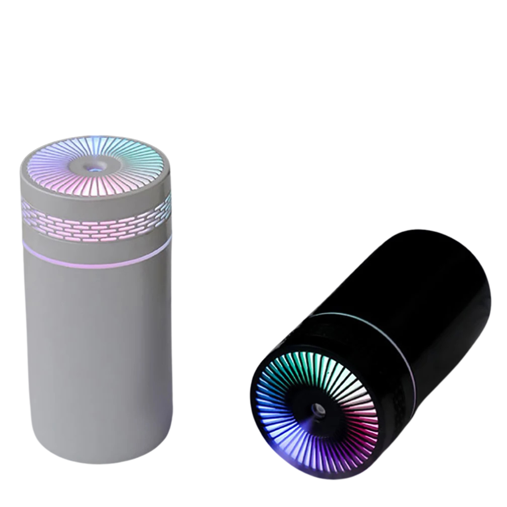 Colorful Mini Air Humidifier with LED Light - 320ML