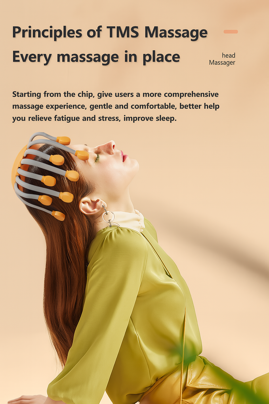 ELITORY™ – RED LIGHT HEAD MASSAGER OCTOPUS WITH 20 NODES