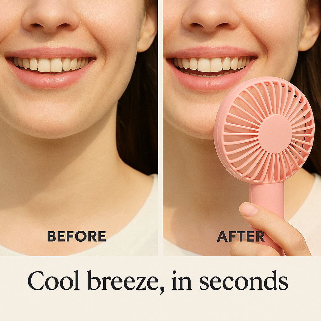 FLEXSAC™-Portable Handheld Mini Rechargeable Fan