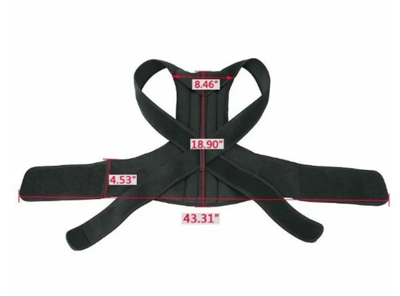 Adjustable Back Posture Corrector with Lumbar Support