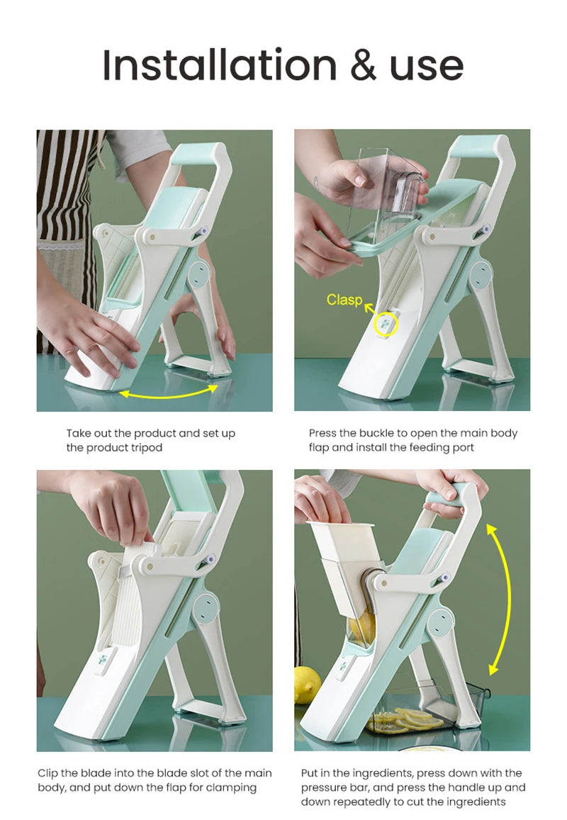 5-in-1 Multifunctional Vegetable Slicer