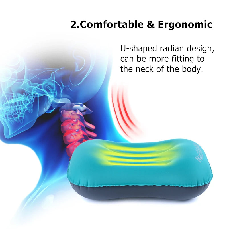 Portable Inflatable Travel Pillow
