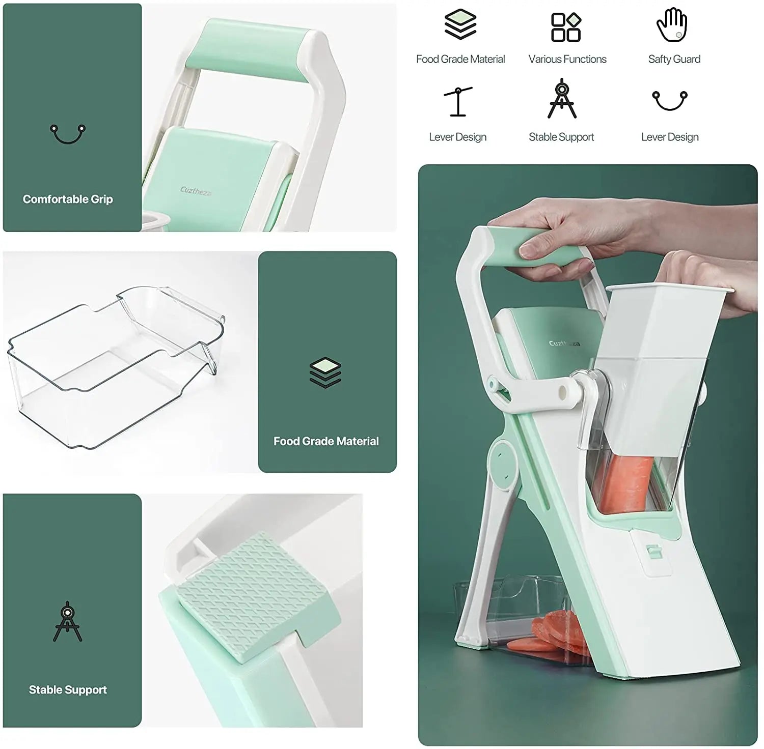 5-in-1 Multifunctional Vegetable Slicer