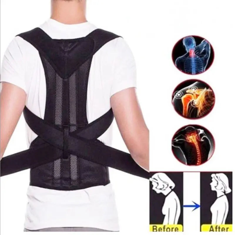 Adjustable Back Posture Corrector with Lumbar Support