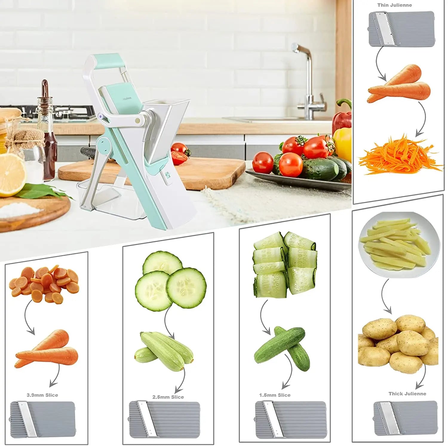 5-in-1 Multifunctional Vegetable Slicer