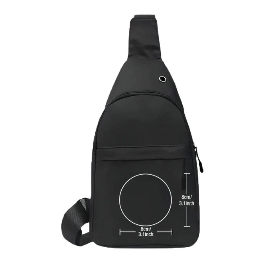 Unisex Mini Chest Pack Short Travel Messenger Sling Bag Man Shoulder Chest Bag Painting Diamond Pattern Printing Crossbody Bags