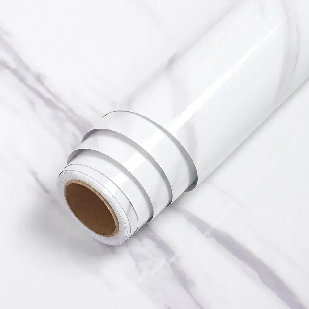 Oil-Proof Waterproof Marble Self-Adhesive Film for Kitchen