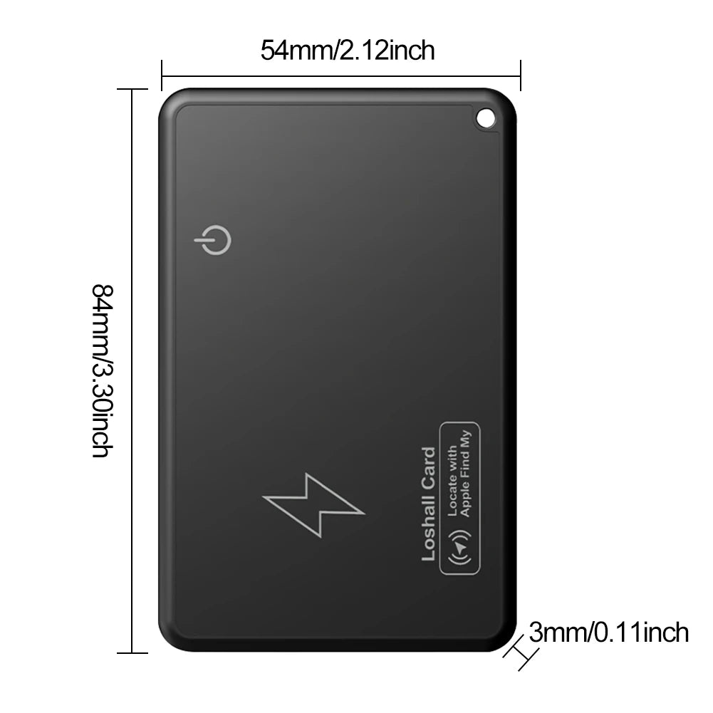Wallet Tracker Card - GPS Location & Wireless Charging Smart Tag