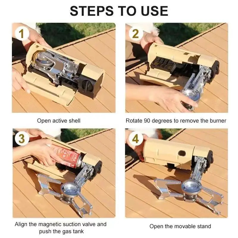 Portable Camping Gas Stove, 2600W