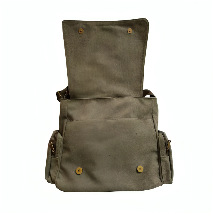 Japanese Totoro Canvas Messenger Bag - Stylish Cartoon Crossbody Bag