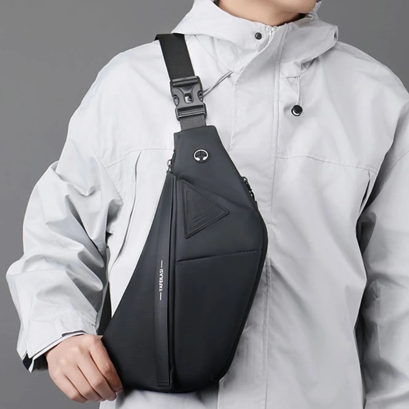Baellerry Waterproof Chest Bag – Oxford Crossbody Sling for Travel & Cycling