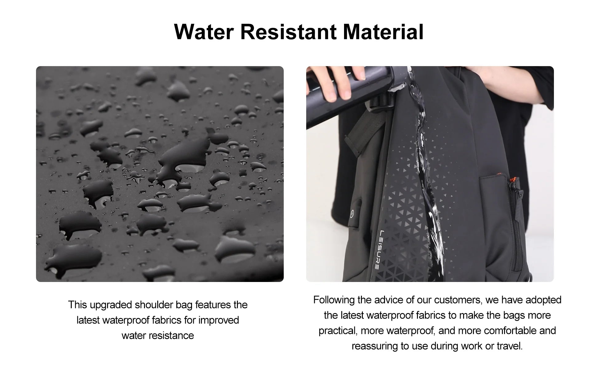 Sling Crossbody Bag for Men, Waterproof Chest Bags, Lightweight Sling Backpack with USB Charging Port, Bag for Workout Travel