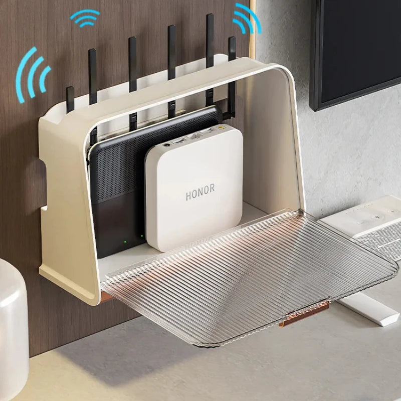 Wireless Router Storage & Cable Organizer Box