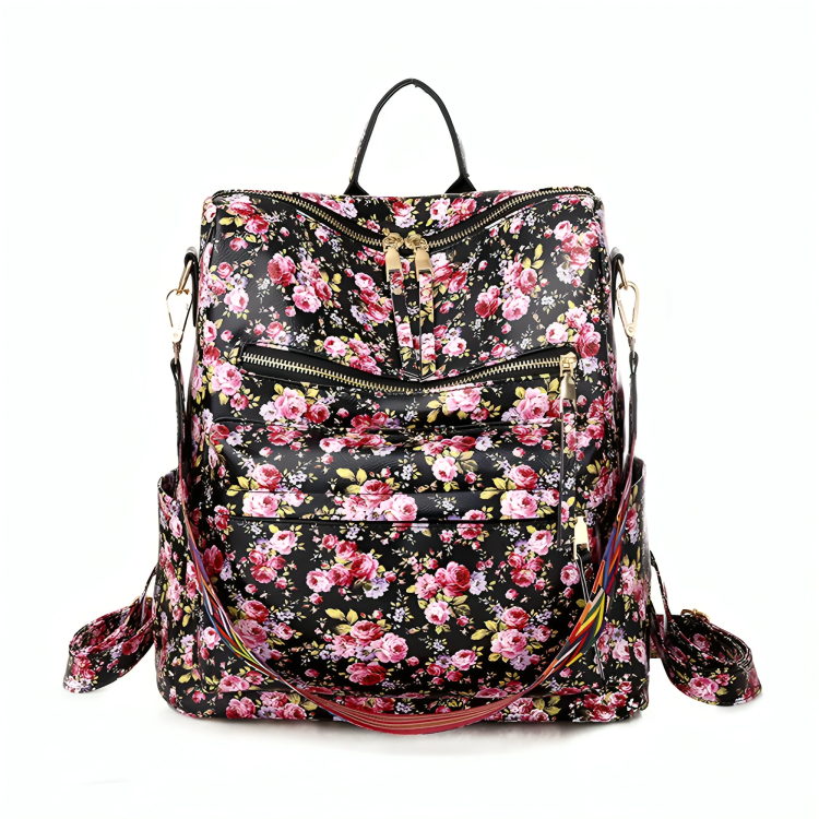 PU leather leopard snake fashionable ladies bags handbag backpacks for girls