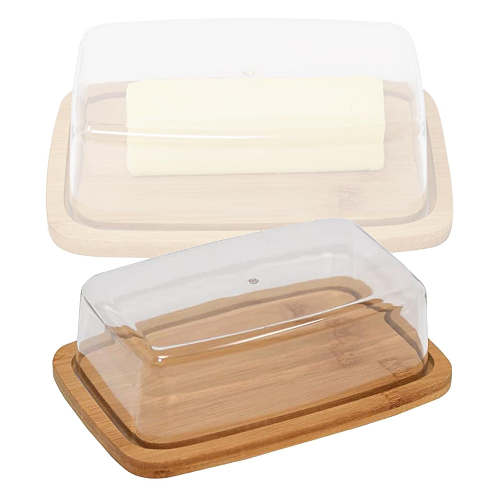 Bamboo Butter Dish with Acrylic Lid
