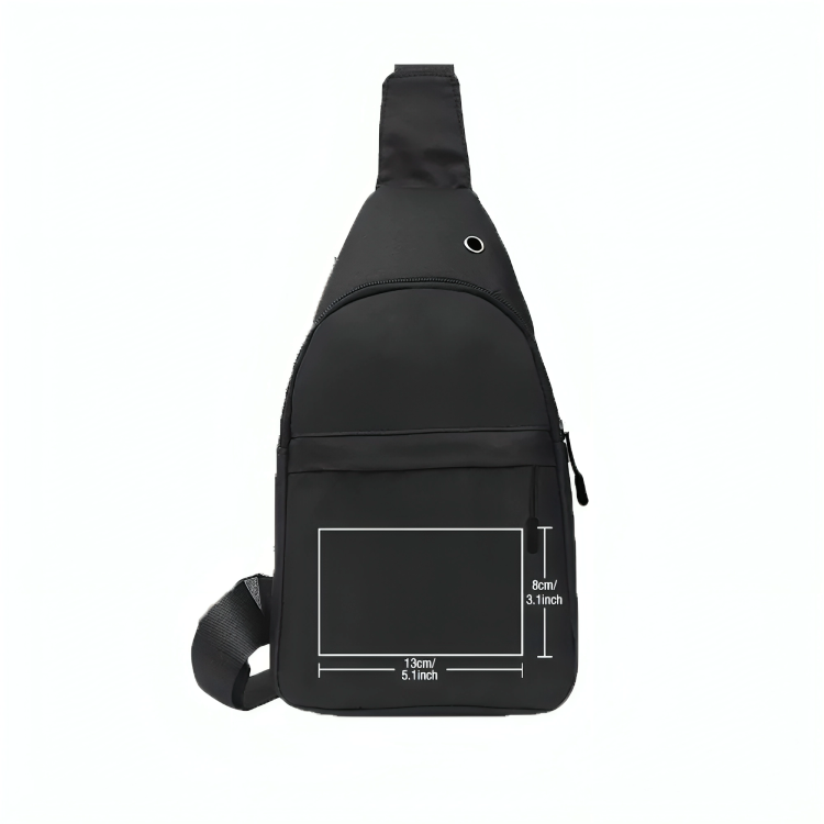Unisex Mini Chest Pack Short Travel Messenger Sling Bag Man Shoulder Chest Bag Painting Diamond Pattern Printing Crossbody Bags