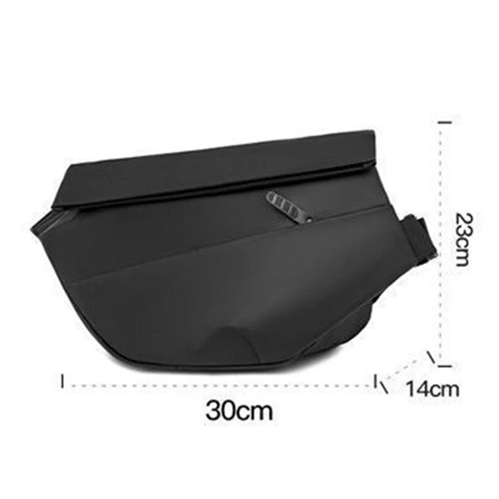 Men’s Waterproof Anti-Theft Crossbody Sling Bag – Multipurpose Chest Shoulder Daypack