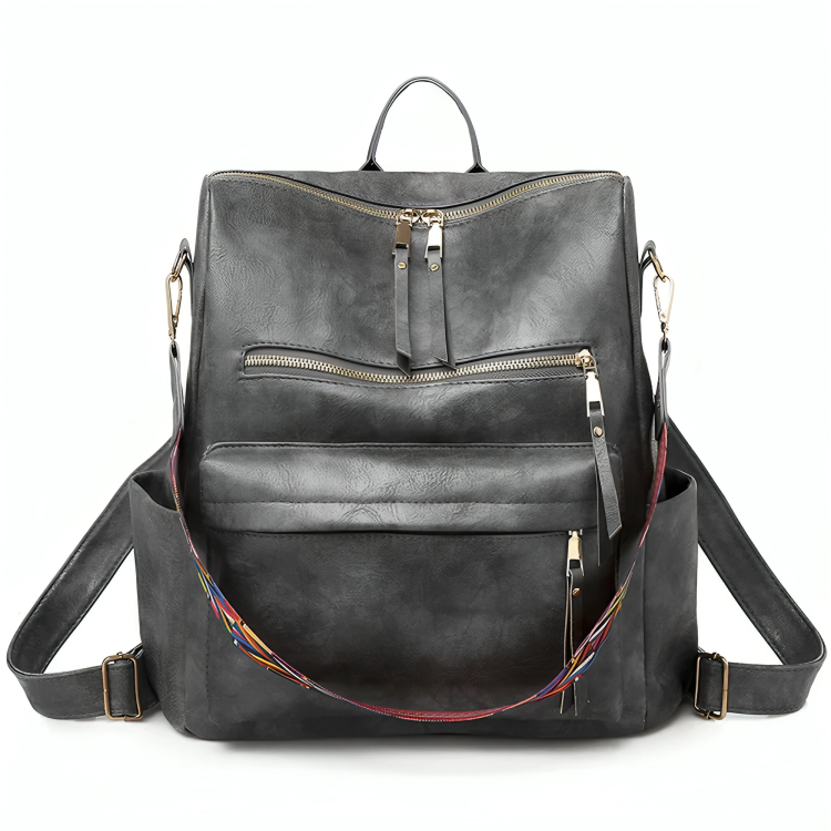 PU leather leopard snake fashionable ladies bags handbag backpacks for girls