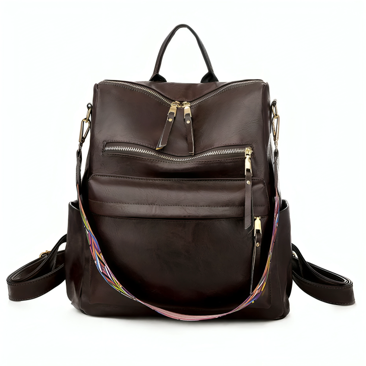 PU leather leopard snake fashionable ladies bags handbag backpacks for girls