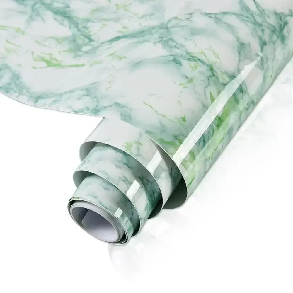 Oil-Proof Waterproof Marble Self-Adhesive Film for Kitchen