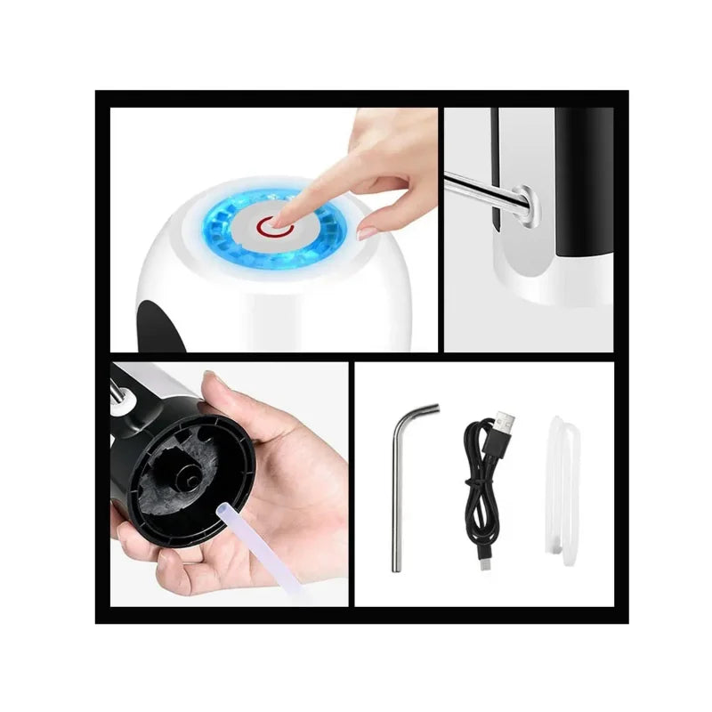 Universal Electric Water Pump for Gallon Bottles – USB Charging
