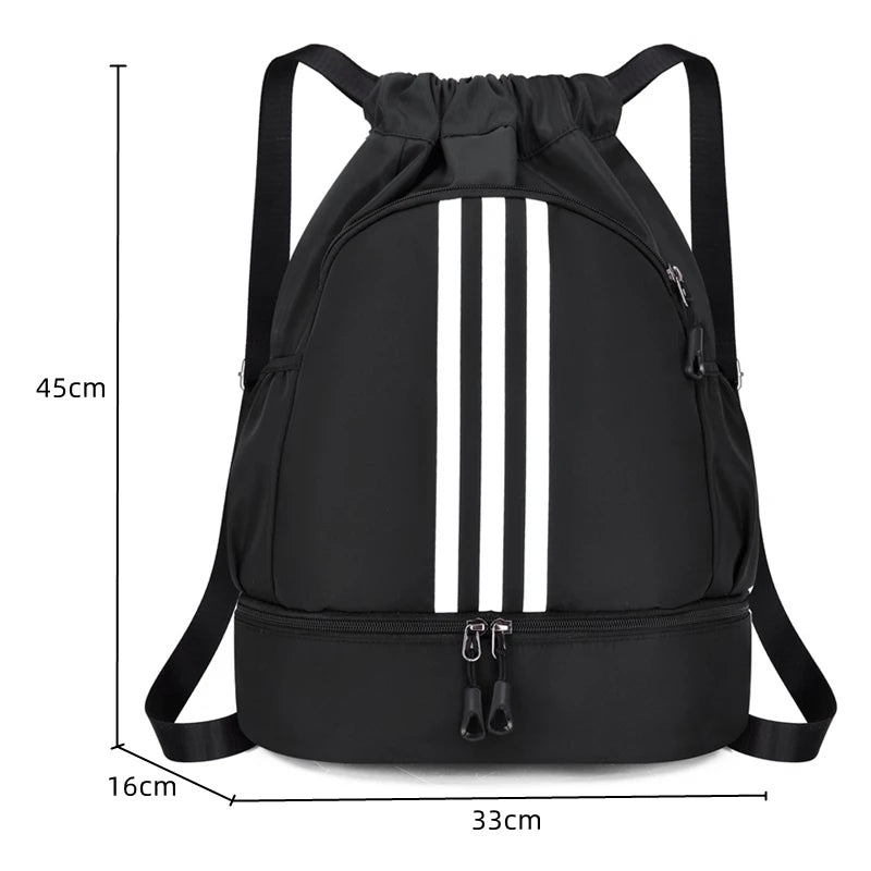 Outdoor Fitness Backpack Basketball Gym Bag Backpack Women Men Travel Soccer Football Storage Bags Training Drawstring Sport Bag