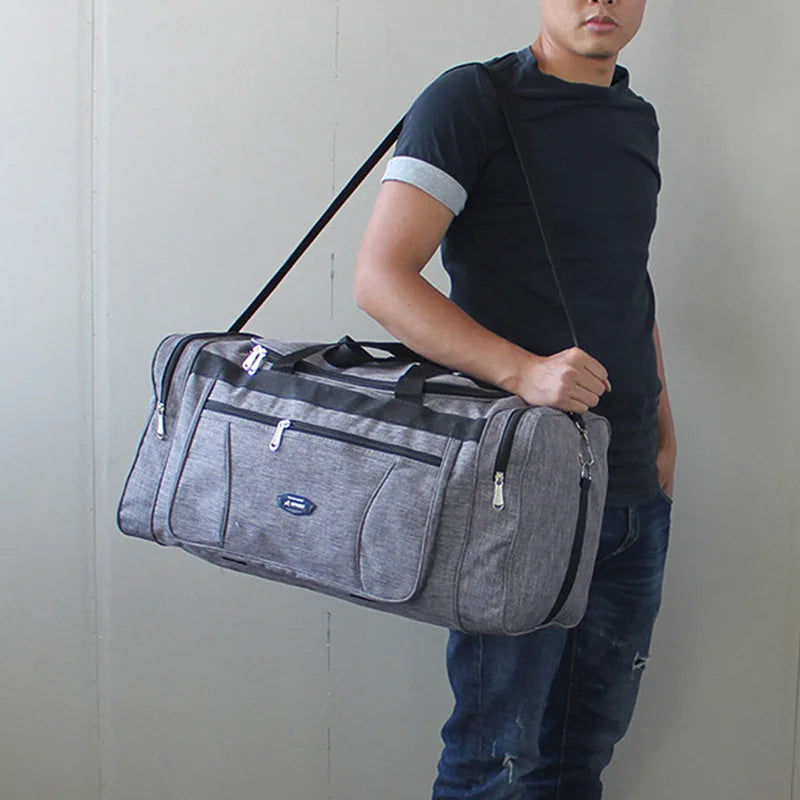 xlx L age Ox Waterproof Men Travel Bags Hand L age Big Travel Bag Business Large Capacity Weekend Duffle Travel Bag