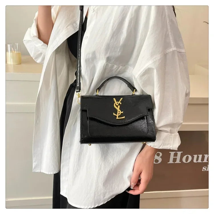 New Arrival 2025 Spring: Structured Textured Crossbody - Envelope Style, Detachable Chain, Women's Purse for Work & Events