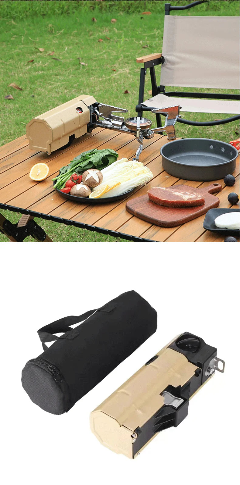 Portable Camping Gas Stove, 2600W