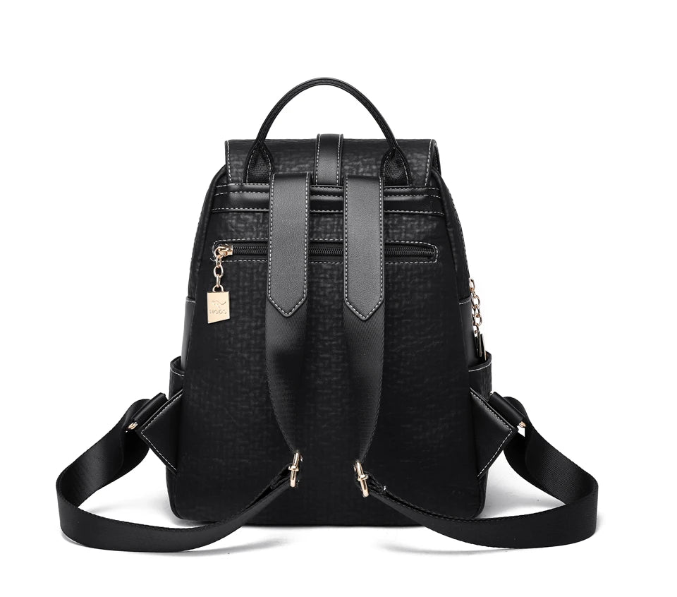 Fashion Backpacks Female High Quality Leather Bagpack for Women Rucksacks Large Capacity School Bag Ladies Travel Bags Mochilas