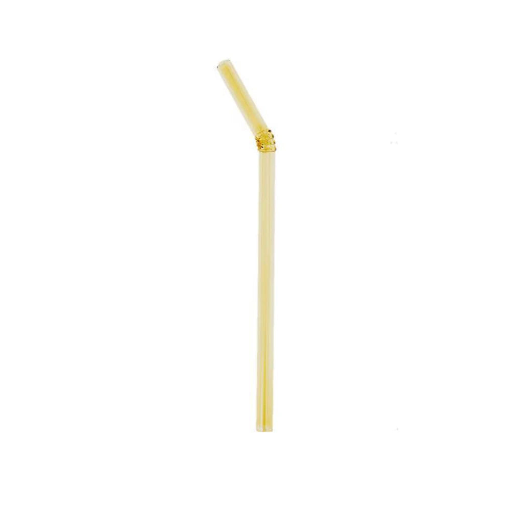 20cm Reusable Glass Drinking Straw Set
