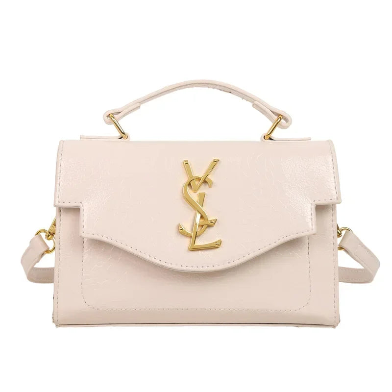 New Arrival 2025 Spring: Structured Textured Crossbody - Envelope Style, Detachable Chain, Women's Purse for Work & Events