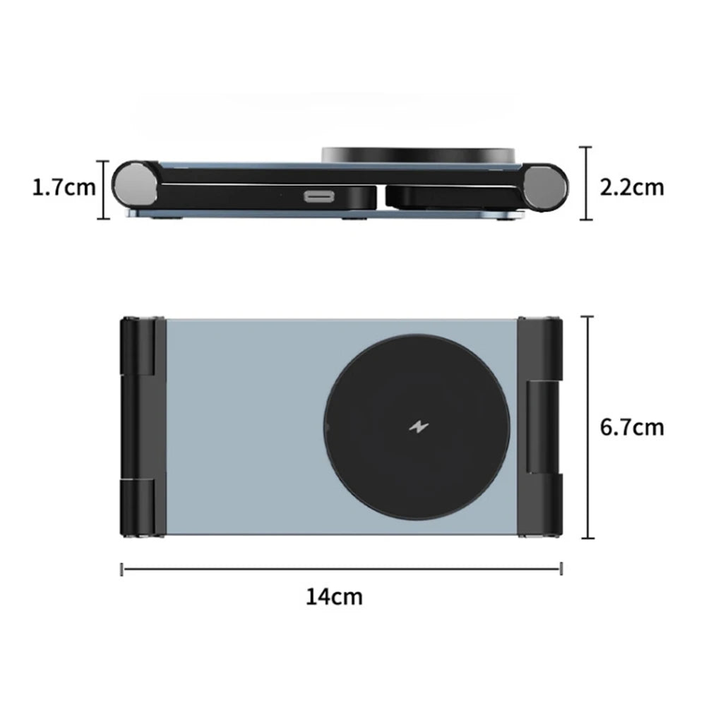 3-in-1 Foldable MagSafe Charging Stand – iPhone, Watch, AirPods