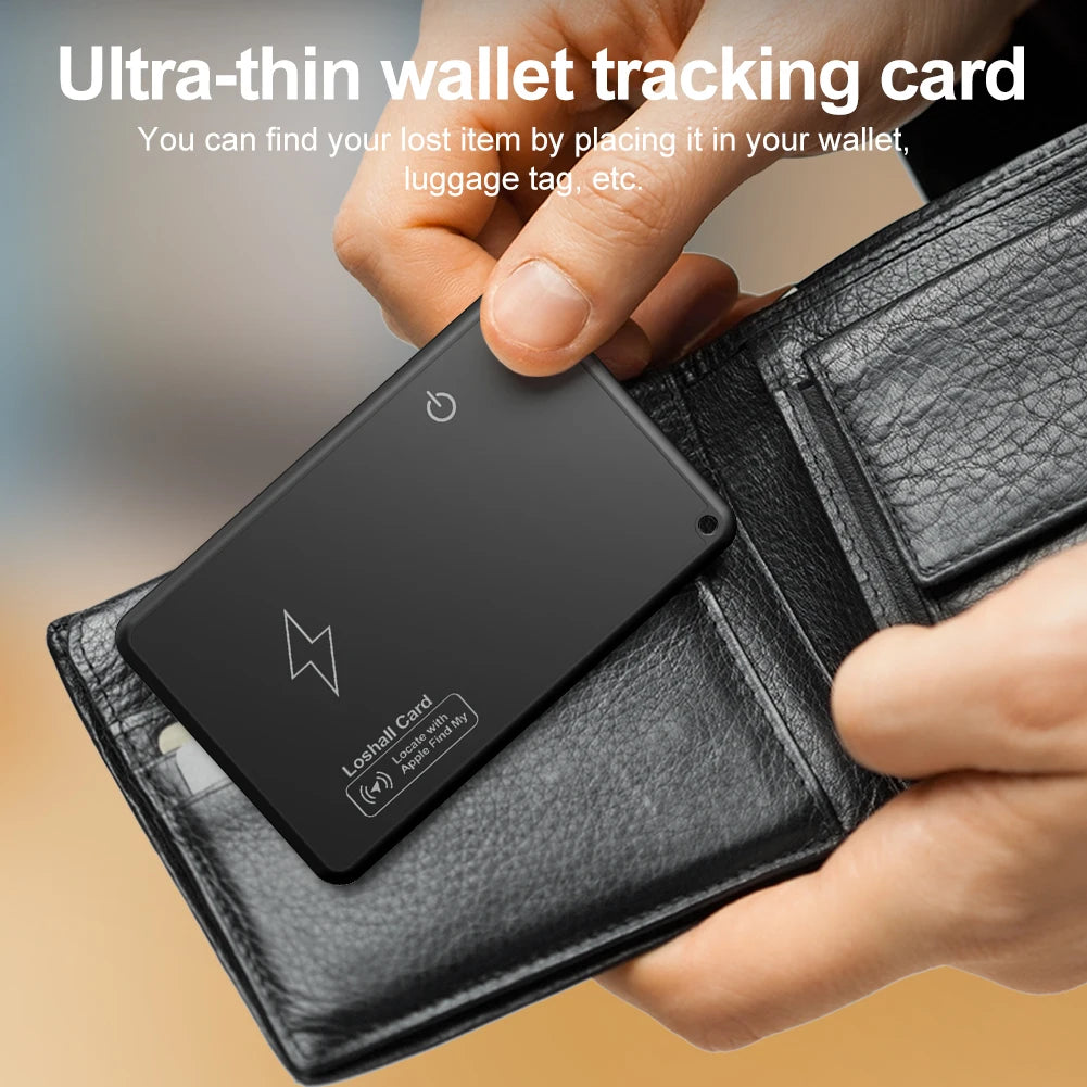 Wallet Tracker Card - GPS Location & Wireless Charging Smart Tag