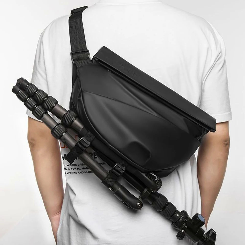 Men’s Waterproof Anti-Theft Crossbody Sling Bag – Multipurpose Chest Shoulder Daypack