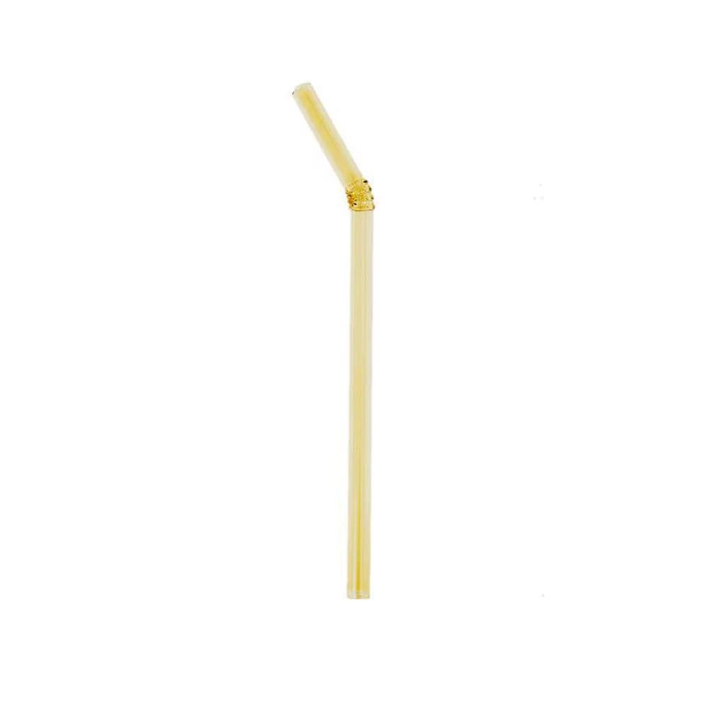 20cm Reusable Glass Drinking Straw Set