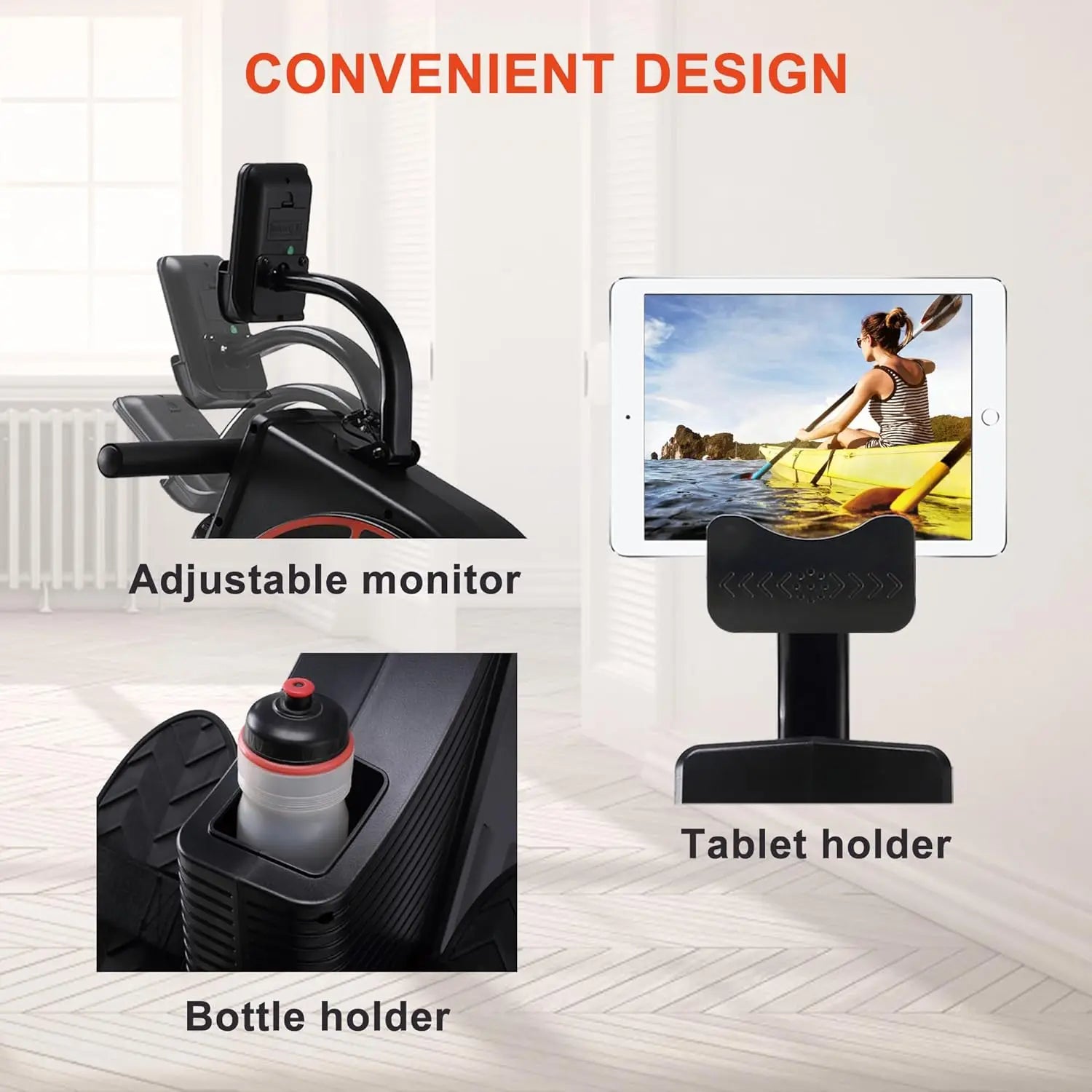 Foldable Magnetic Rowing Machine for Home Use