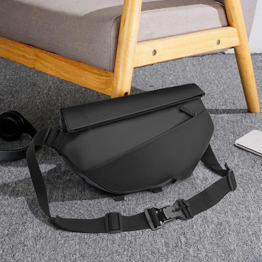 Men’s Waterproof Anti-Theft Crossbody Sling Bag – Multipurpose Chest Shoulder Daypack