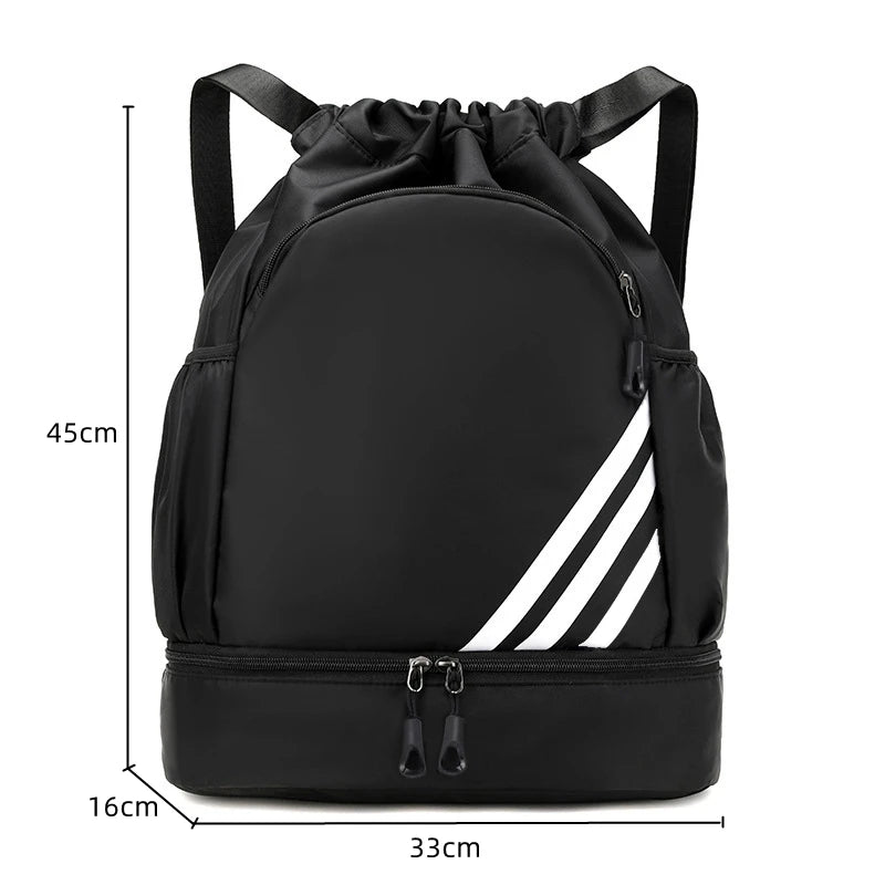 Outdoor Fitness Backpack Basketball Gym Bag Backpack Women Men Travel Soccer Football Storage Bags Training Drawstring Sport Bag
